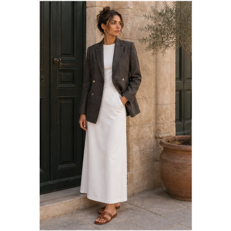 Grey blazer structured Tsniout - product photo 3